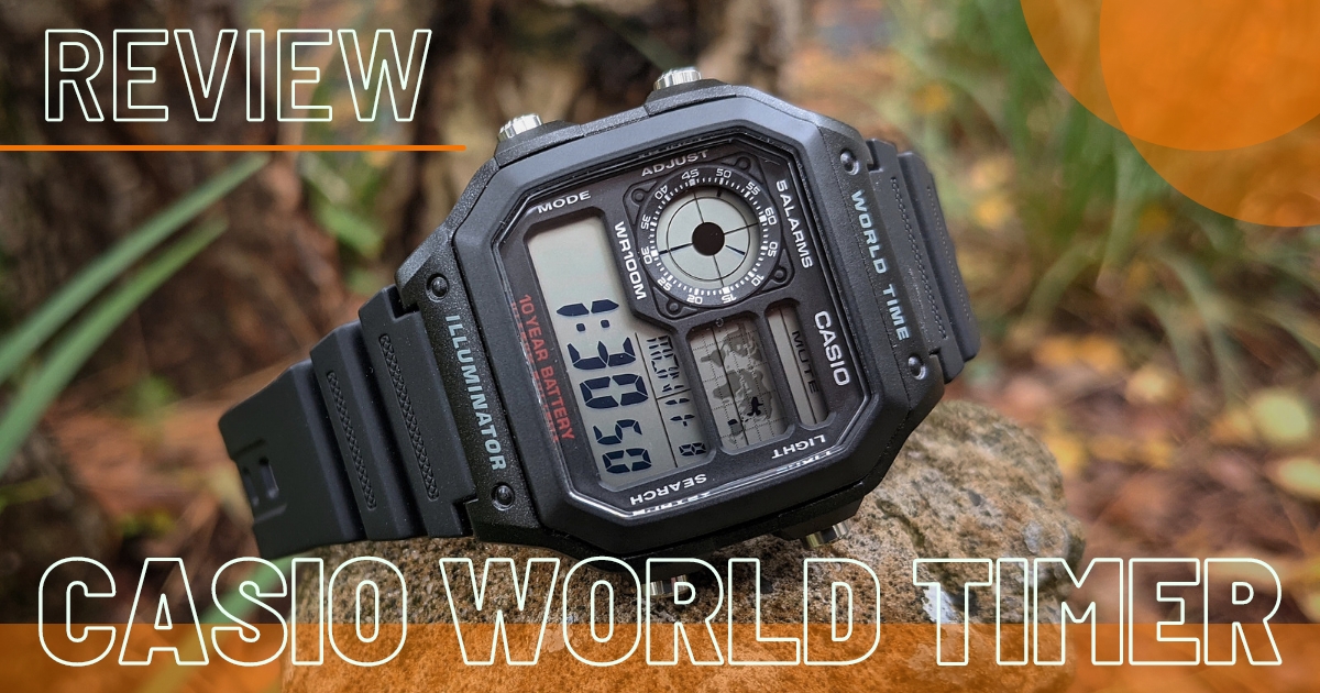 Lover Trofast Hvornår Casio AE-1200WH World Timer Watch Review