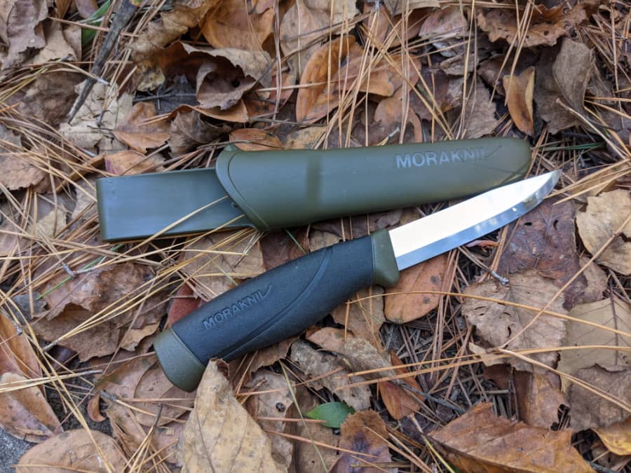  Morakniv Companion Carbon Steel Fixed-Blade Knife with