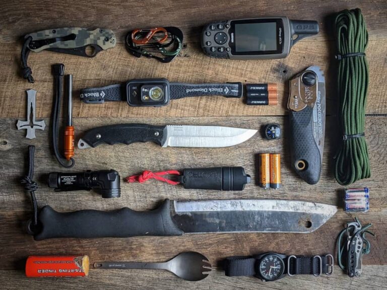Camping Flat Lay Overview – The Gear I Took Hiking On The Mt. Mitchell Loop